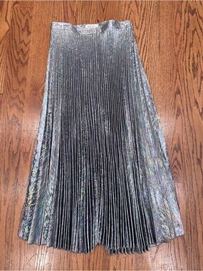 Delfi Collective Metallic iridescent Maxi skirt